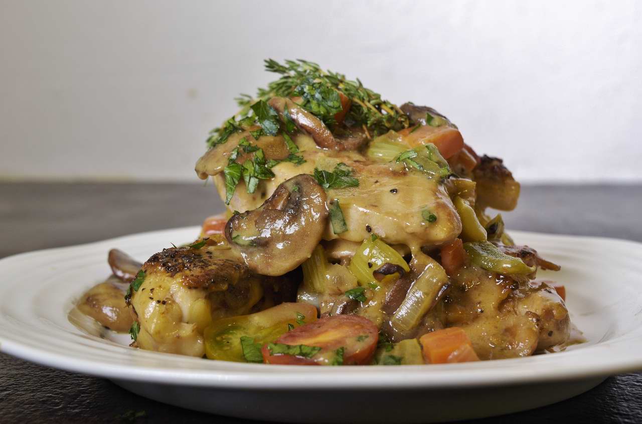 Sous Vide: Chicken Fricassée